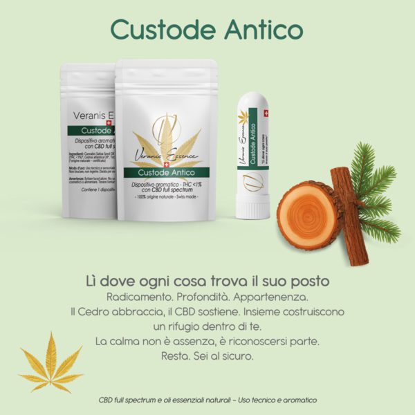 Veranis Essence - Custode Antico - Dispositivo aromatico CBD