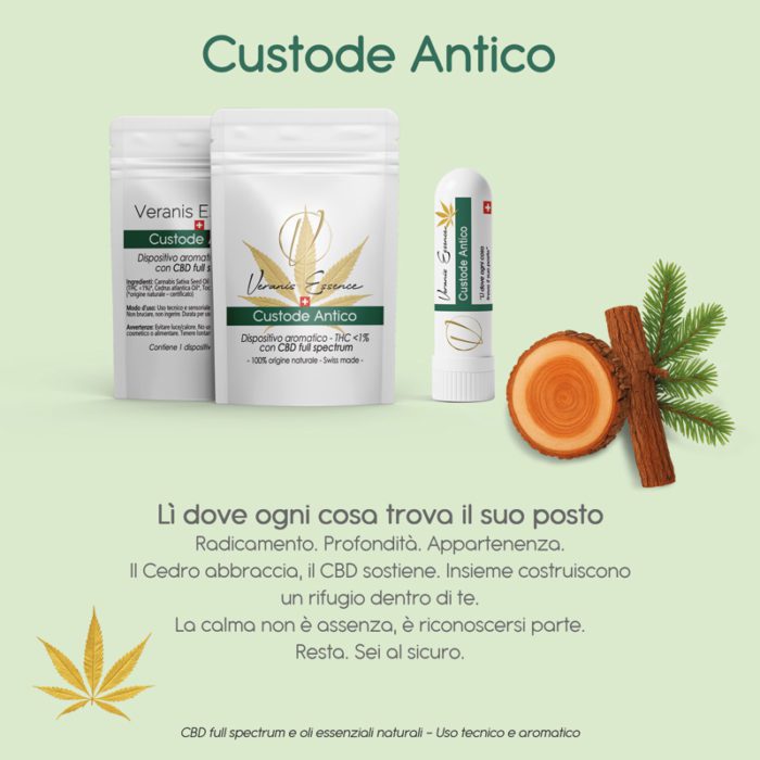 Veranis Essence - Custode Antico - Dispositivo aromatico CBD