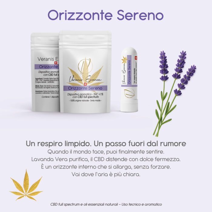 Veranis Essence - Orizzonte Sereno - Dispositivo aromatico CBD