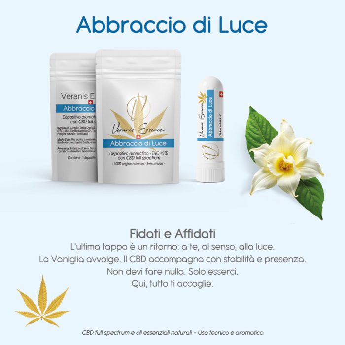Veranis Essence - Abbraccio di Luce - Dispositivo aromatico CBD